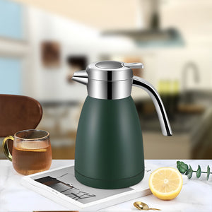 SOGA 1.8L Stainless Steel Kettle Insulated Vacuum Flask Water Coffee Jug Thermal Green
