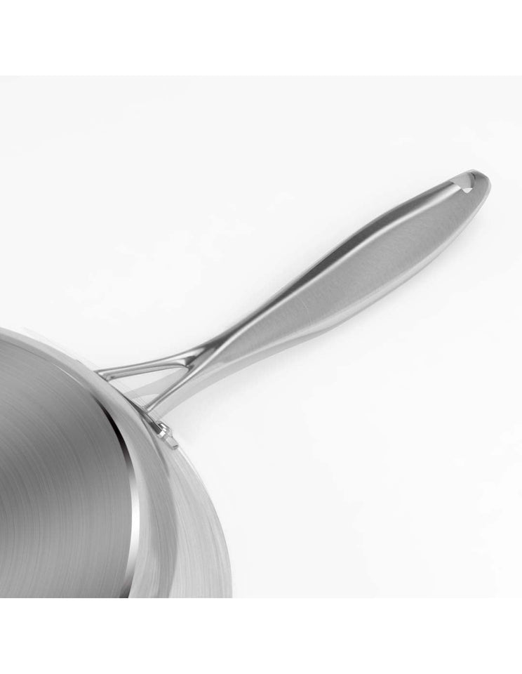 SOGA Stainless Steel Non-Stick Induction Fry Pan 34cm"