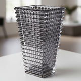SOGA 22cm Modern Gray Ceramic Glass Vase Home Decor