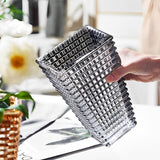 SOGA 22cm Modern Gray Ceramic Glass Vase Home Decor