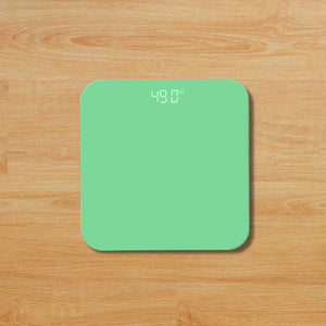 SOGA 180kg Digital Fitness Weight Bathroom Gym Body Glass LCD Electronic Scales Green