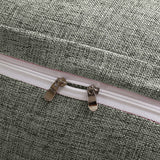 SOGA 100cm Light Grey Triangular Wedge Bed Pillow Headboard Backrest Bedside Tatami Cushion Home Decor