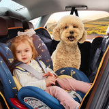 SOGA 2X 600D Oxford Cloth Waterproof Dog Car Cover Back Seat Protector Hammock Pet Mat Black