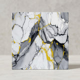 SOGA Peel & Stick Floor and Wall Tiles 60 x 60cm 10 Pack Blue Agate Faux Marble