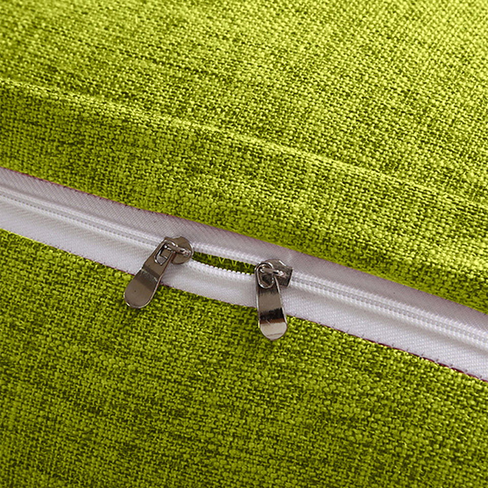 SOGA 2X 100cm Green Triangular Wedge Bed Pillow Headboard Backrest Bedside Tatami Cushion Home Decor