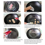 SOGA 2X 32cm Cast Iron Takoyaki Fry Pan Octopus Balls Maker 7 Hole Cavities Grill Mold