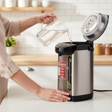 SOGA 2X 3.8L Silver Electric Kettle Water Boiler Thermal Pot 3 Dispensing Modes Keep Warm