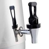 SOGA Stainless Steel Dispenser Beverage Juicer Commercial Buffet Drink Container Jug with Side Handles