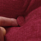 SOGA 4X 100cm Rose Red Triangular Wedge Bed Pillow Headboard Backrest Bedside Tatami Cushion Home Decor