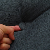 SOGA 2X 120cm Dark Grey Triangular Wedge Bed Pillow Headboard Backrest Bedside Tatami Cushion Home Decor