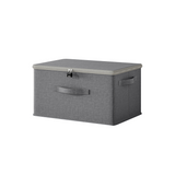 SOGA (45x35x25cm) Grey Fabric Storage Box Home Organizer