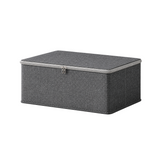 SOGA (30x20x13cm) Grey Fabric Storage Box Home Organizer (Small)
