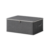 SOGA (38x26x15cm) Grey Fabric Storage Box Home Organizer (Medium)