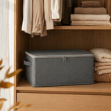 SOGA (38x26x15cm) Grey Fabric Storage Box Home Organizer (Medium)