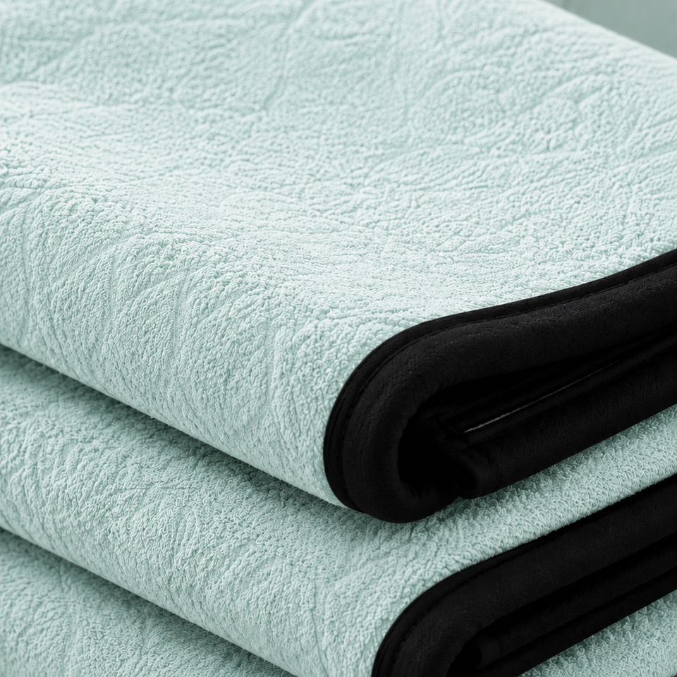 SOGA 230x200cm Mint Green Flannel Polyester Throw Blanket