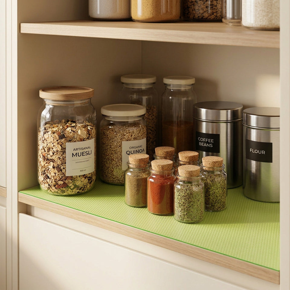 SOGA 60x300cm Green EVA Cabinet Shelf Liner Mat