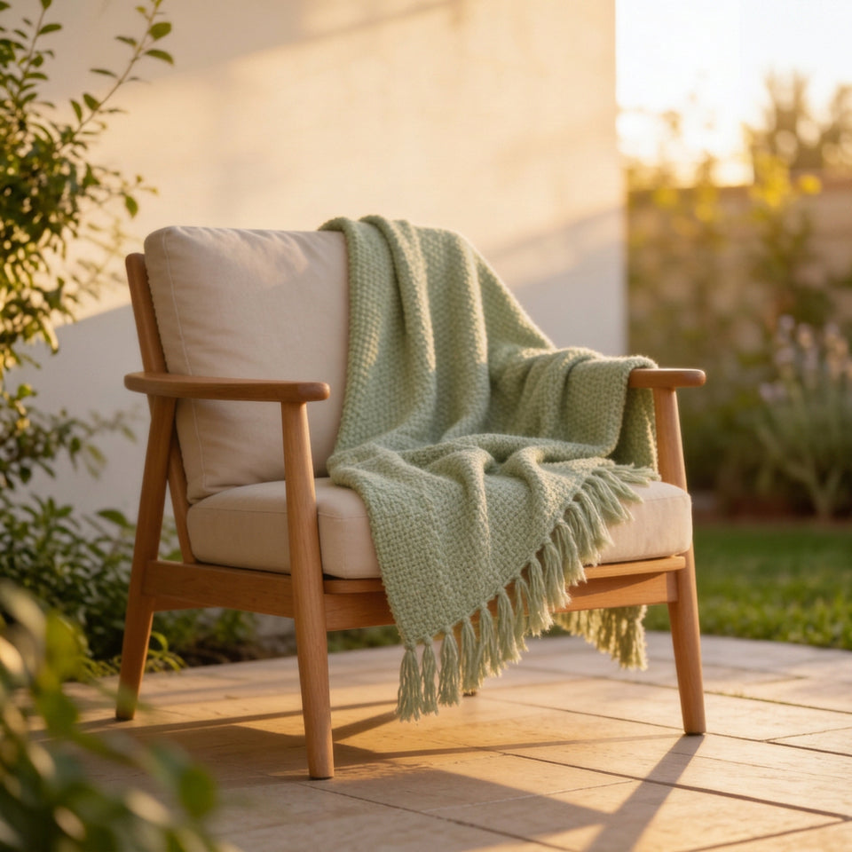 SOGA 2X Matcha Green Polyester Throw Blanket Soft Cozy Sofa Bed