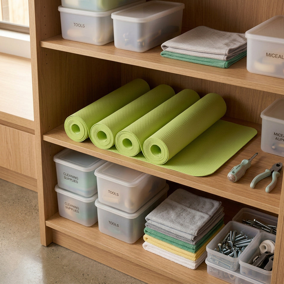 SOGA 4X 60x300cm Green EVA Cabinet Shelf Liner Mat