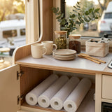 SOGA 4X 40x300cm Transparent EVA Cabinet Mat Non Slip Drawer Shelf Liner