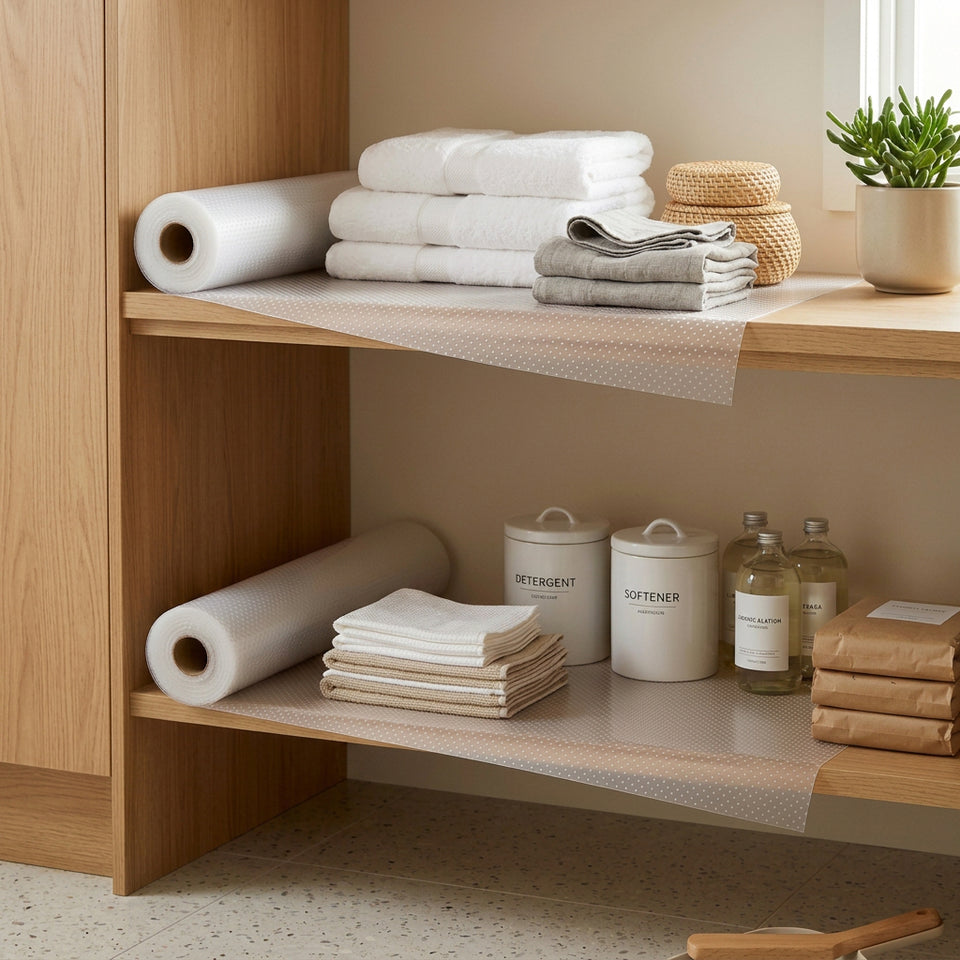 SOGA 2X 40x300cm Transparent EVA Cabinet Shelf Liner Mat