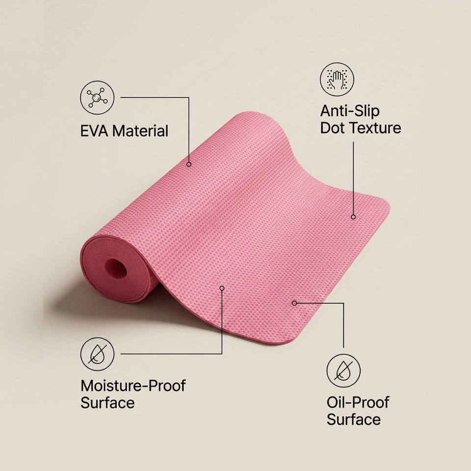 SOGA 60x300cm Pink EVA Cabinet Shelf Liner Mat