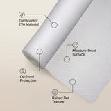 SOGA 40x300cm Transparent EVA Cabinet Shelf Liner Mat