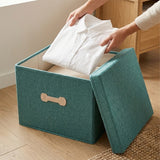 SOGA (35x28x18cm) Green 18L Fabric Storage Box Organizer