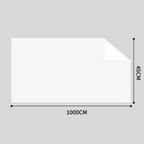 SOGA 2X 45cm x 1000cm Clear Dry Erase Whiteboard Wall Sticker