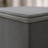 SOGA (40x30x20cm) Grey Fabric Storage Box Home Organizer ( Large)