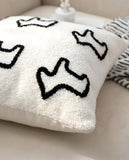 SOGA 2-Pack 45cm White Teddy Fleece Pony Design Throw Pillows