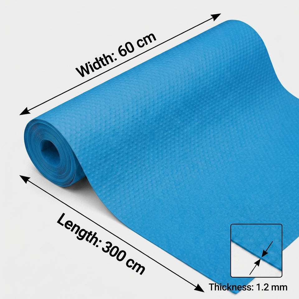 SOGA 2X 60x300cm Blue EVA Cabinet Shelf Liner Mat