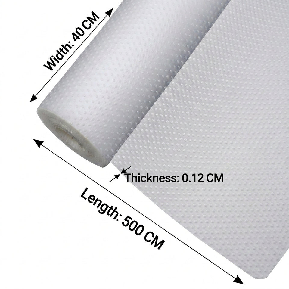 SOGA 40x300cm Transparent EVA Cabinet Shelf Liner Mat