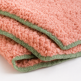 SOGA 230x200cm Pink Flannel Polyester Throw Blanket