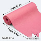SOGA 60x300cm Pink EVA Cabinet Shelf Liner Mat