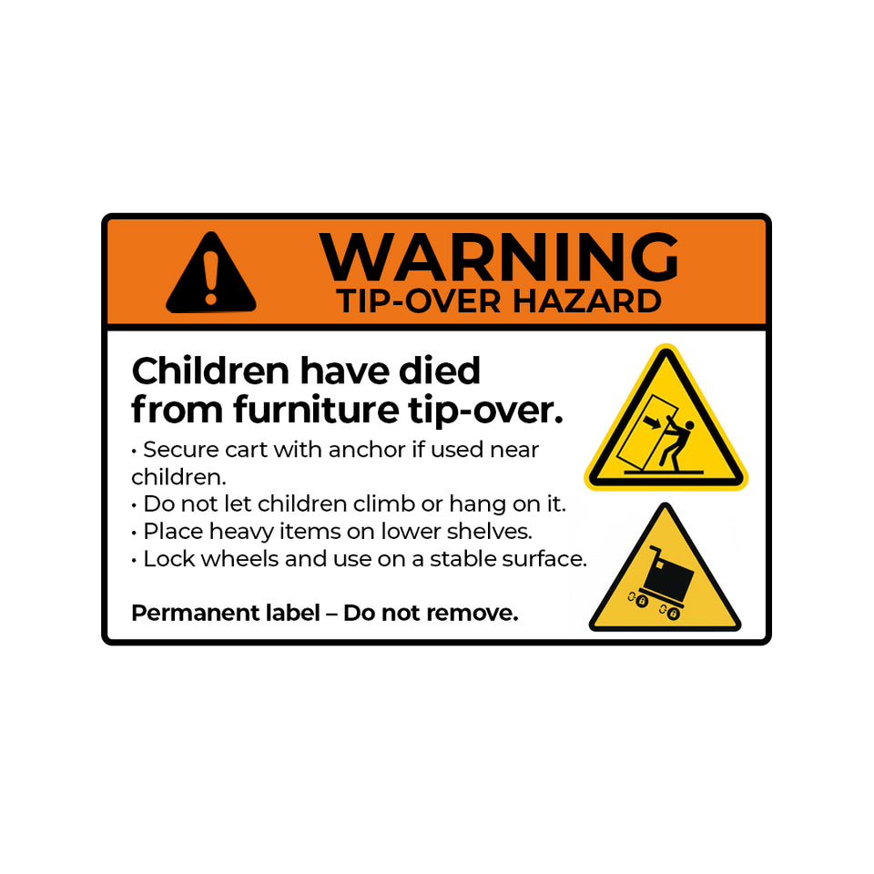 SOGA 3 Tier Steel Black Movable Kitchen Cart Multi-Functional Shelves Storage Organizer with Wheels