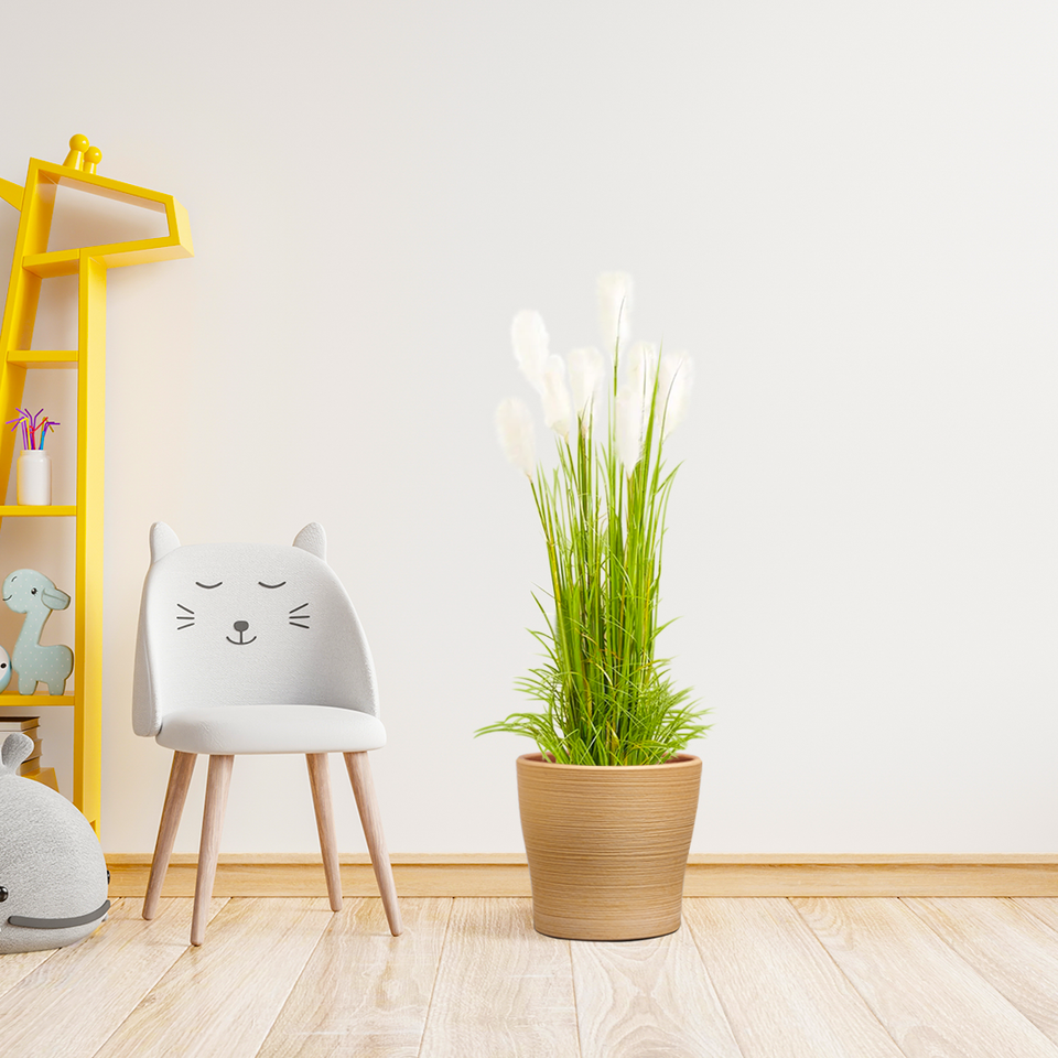 SOGA 4X 150cm Wheat Plume Grass Artificial Plant, Home Decor