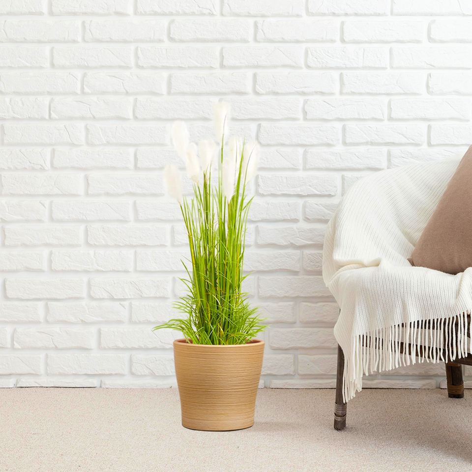 SOGA 4X 150cm Wheat Plume Grass Artificial Plant, Home Decor