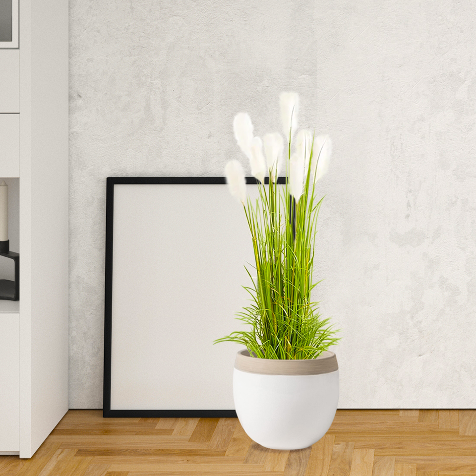 SOGA 4X 150cm Wheat Plume Grass Artificial Plant, Home Decor