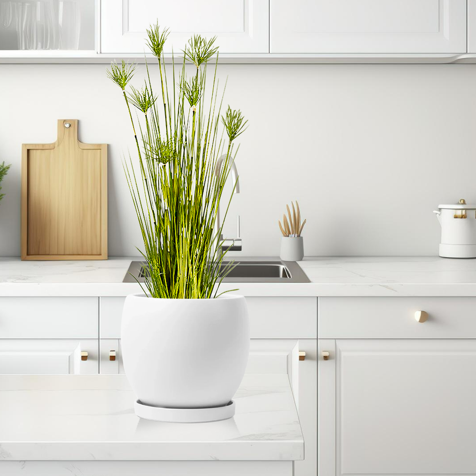 SOGA 2X 150cm Cyperus Papyrus Plant Tree Artificial Green Grass, Home Or Office Indoor Greenery Accent