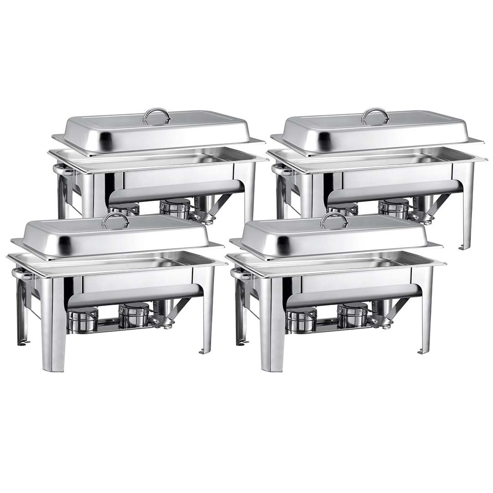 SOGA 4X Stainless Steel Chafing 9L Catering Dish Food Warmer