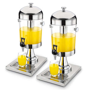 SOGA 2x Single 8L Juicer Water Milk Coffee Pump Beverage Drinking Utensils