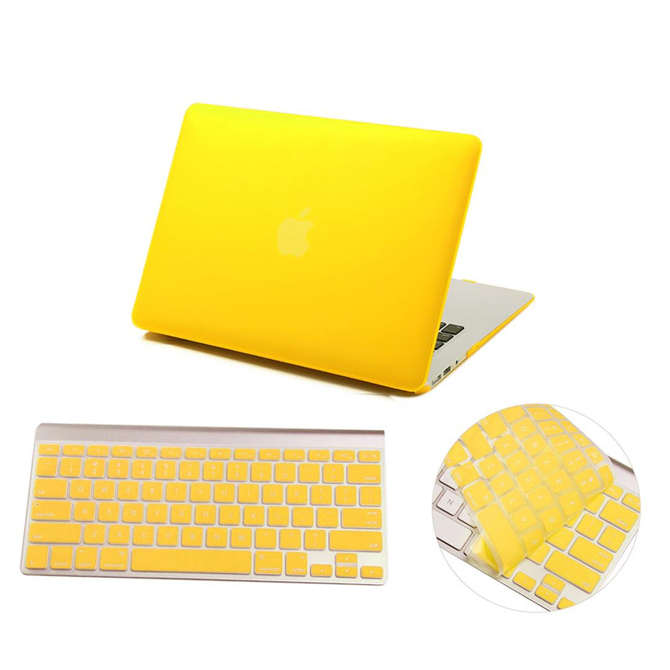 Matte Hardshell Case + Keyboard cover for Apple Macbook
