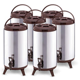 SOGA 6X 18L Portable Insulated Cold/Heat Coffee Tea Beer Barrel Brew Pot With Dispenser