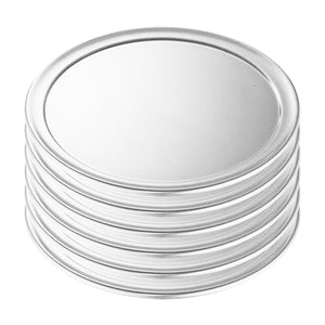 SOGA 6X 12-inch Round Aluminum Steel Pizza Tray Home Oven Baking Plate Pan