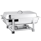 SOGA Stainless Steel Chafing 2x4.5L Catering Dish Food Warmer