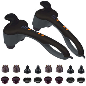 SOGA 2x Portable Handheld Massager Soothing Heat Stimulate Blood Flow Foot Shoulder