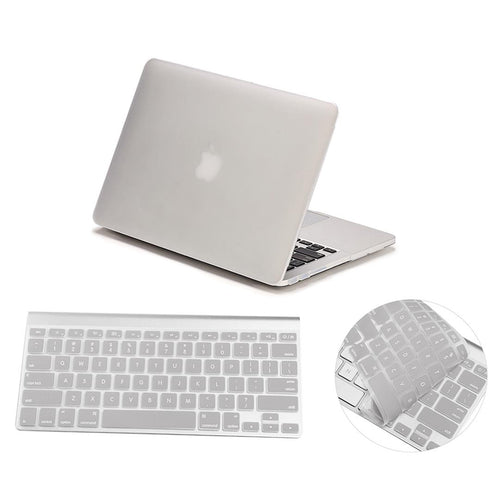 Crystal Matte Hardshell Case + Keyboard cover for Apple Macbook