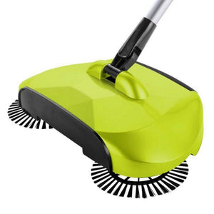 SOGA Auto Hand Push Sweeper Broom Household Cleaning Without Electricity Cleaner Mop Green