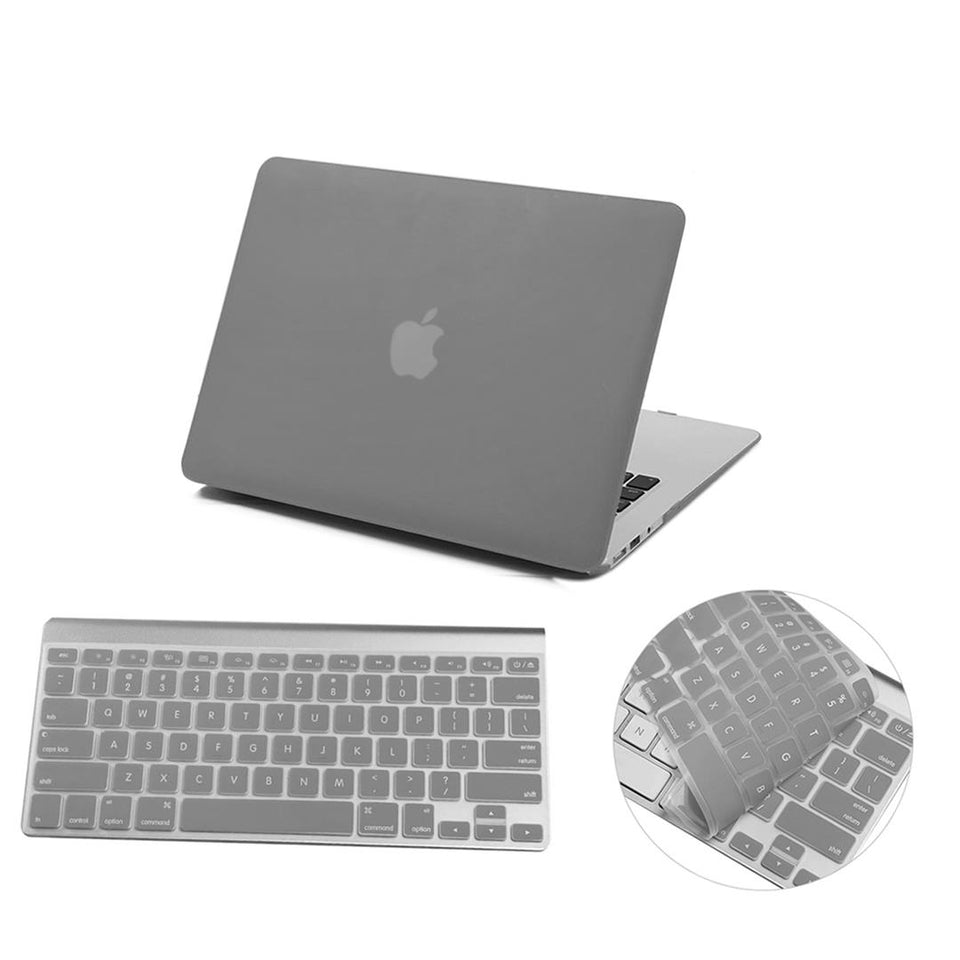 Matte Hardshell Case + Keyboard cover for Apple Macbook