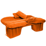 SOGA Inflatable Car Mattress Portable Travel Camping Air Bed Rest Sleeping Bed Orange